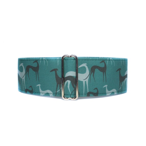 Green Martingale Collar Greyhound Greyhound Dog Collar Galgo Martingale Collar Galgo Collar Etsy Australia