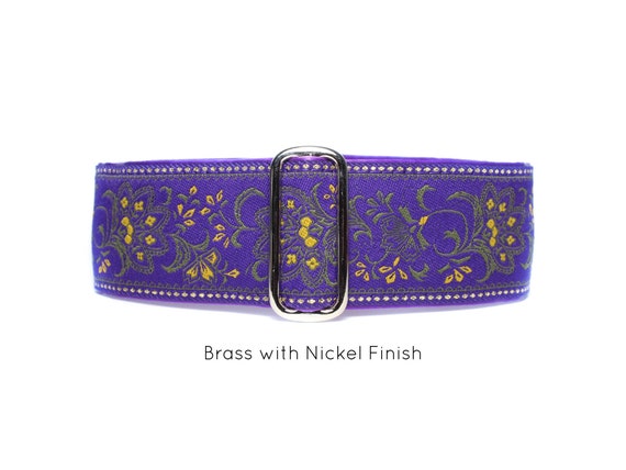 Purple martingale dog collar hot sale