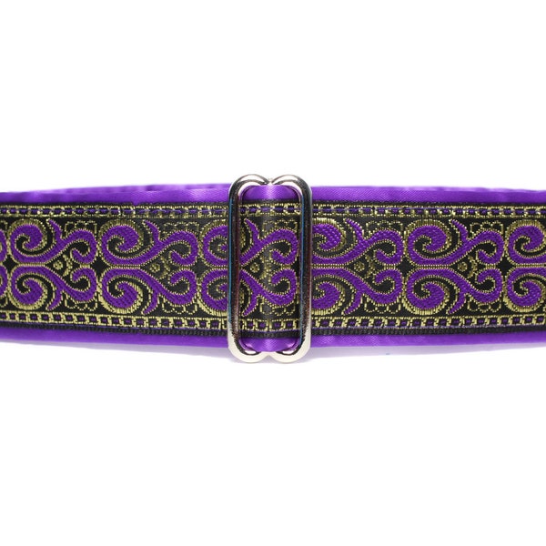 Purple Martingale Dog Collar 1.5 Inch, Extra Large Martingale Dog Collars