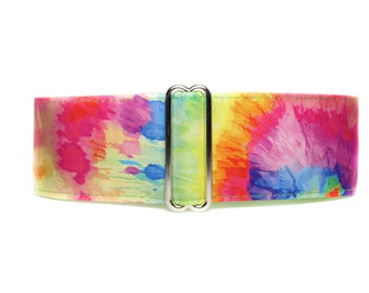 Tie Dye Martingale Collar, Tie Dye Dog Collar