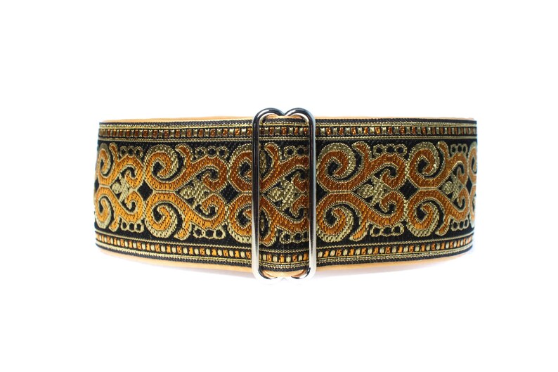 Gold Martingale Collar Greyhound Jacquard Martingale Collar Etsy