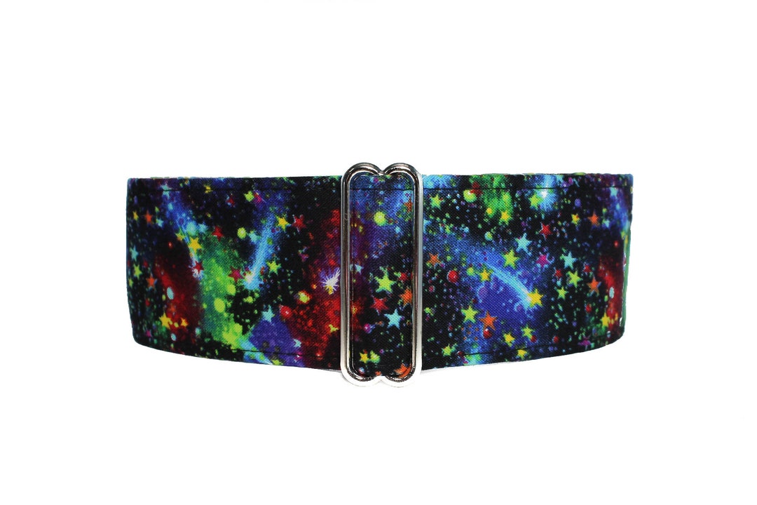 Galaxy Martingale Collar Greyhound, Galaxy Dog Collar, Huggablehound