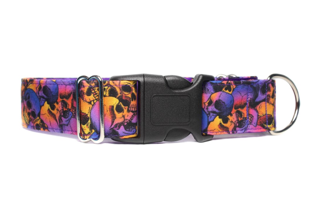 Skull Martingale Hundehalsband Für Große Rassen – Rutschfest, Ausbruchsicher, Ohne Schnalle, Für Training & Täglichen Gebrauch