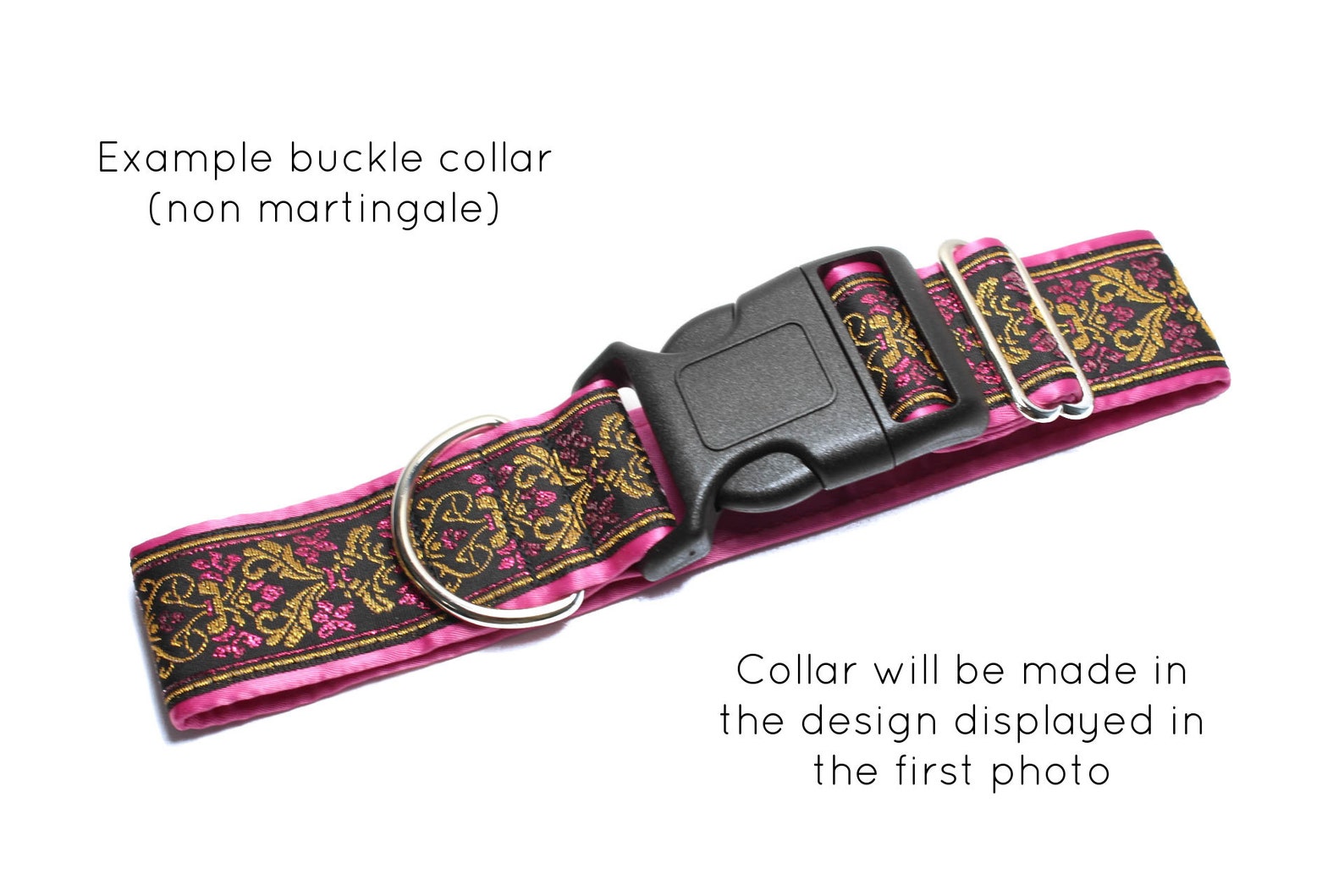 Pretzel Martingale Collar Pretzel Dog Collar 2 Inch Etsy