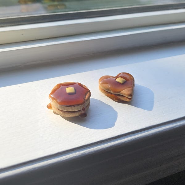 粘土製のパンケーキマグネット