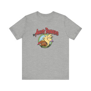 Camiseta unisex de Castores Enfadados, camiseta de Nickelodeon, camiseta divertida de dibujos animados, camiseta retro de los 90, camiseta gráfica unisex