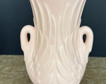 Vintage Haeger Pink Swan Vase
