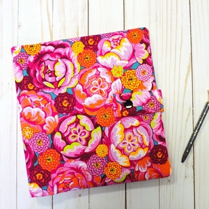 Magenta Floral Planner Cover: Happy Planner, Levenger, TUL
