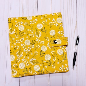 Mustard Floral Planner Cover: Happy Planner, TUL, Levenger