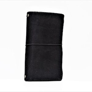 Faux Suede Midori Traveler&#39;s Notebook Cover, Vegan Fauxdori Moleskin Cover
