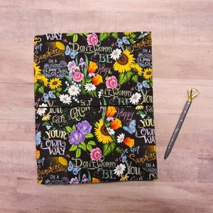 Inspirational Composition Notebook Cover, Grow Cover for Ruled College Notebooks,  Journaling Notebook Midori