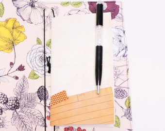 Personal Traveler's Notebook Insert with Watercolor Paper, Watercolor Midori Personal TN Insert 3.75 x 6.75 Stitch Binding