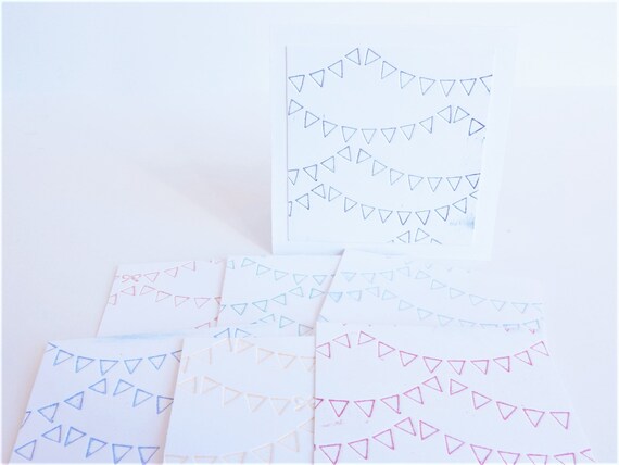 Banner Bulk 3x3 Mini Blank Note Card Set Of 10 25 50 For Etsy