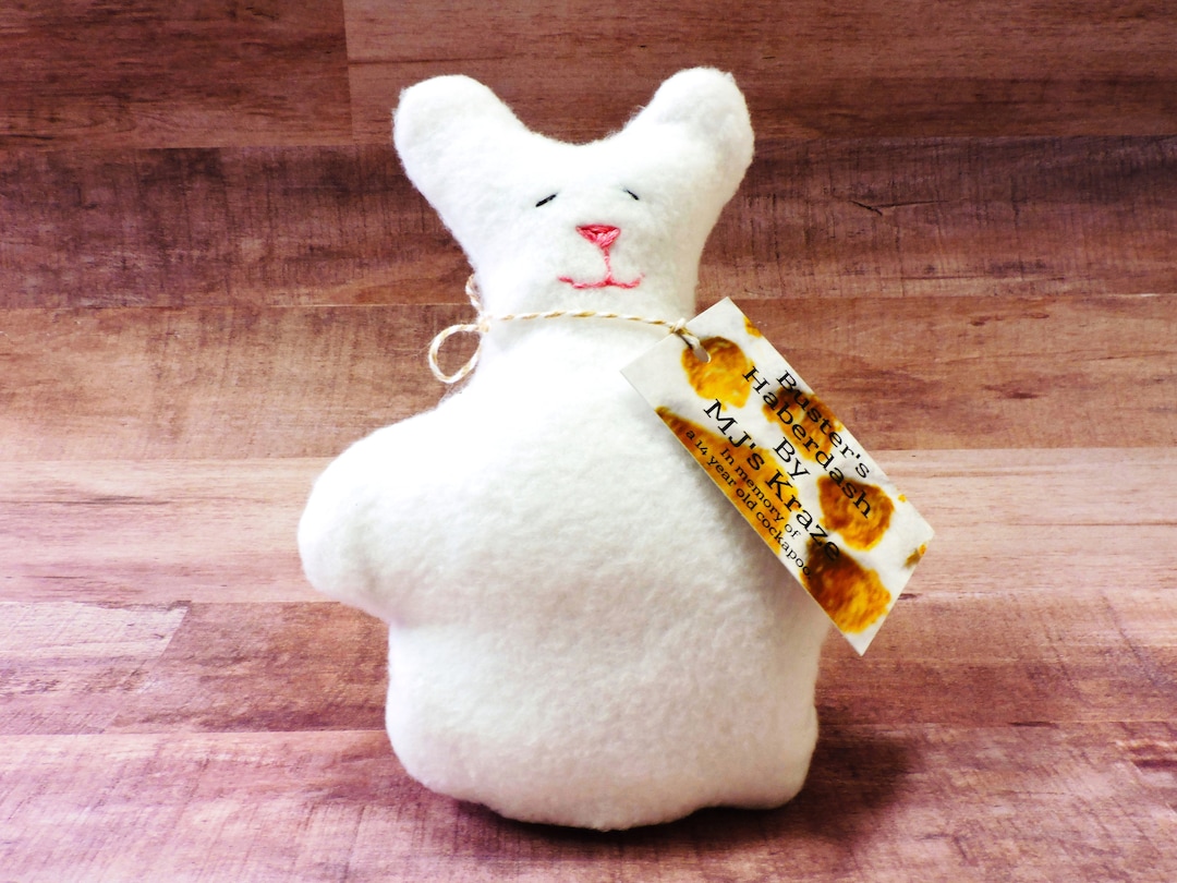 Plush Rabbit Dog Toy With or Without Squeaker, Bunny Dog Toy for Small