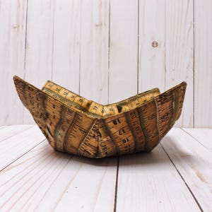 Ruler Bowl Cozy, Reversible, Woodworker Soup Bowl Cozy, Microwave Safe, Hot Cold Bowl Holder, Housewarming Gift