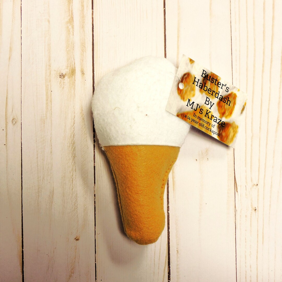 Dog Toy Ice Cream Cone With or Without Squeaker for Small Etsy UK