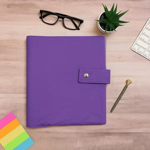Purple Cotton Planner Cover: Happy Planner, TUL, Levenger Circa