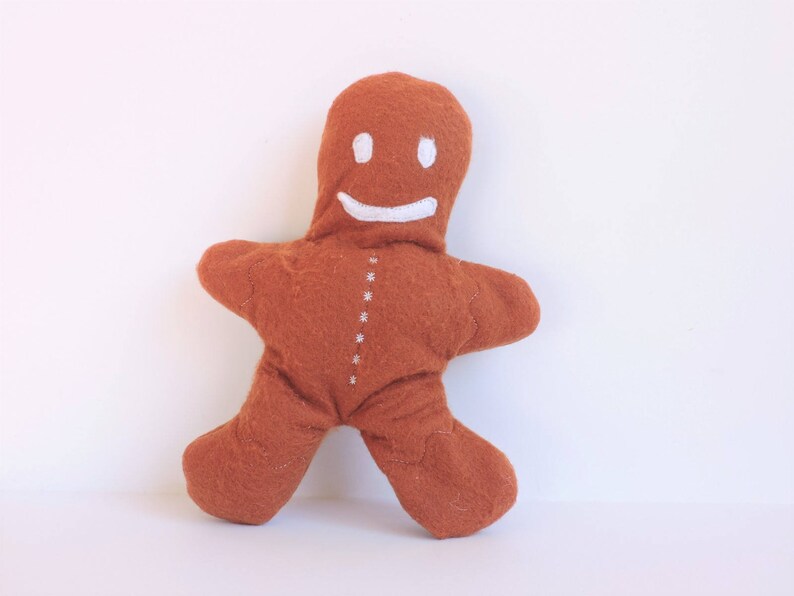 gingerbread man dog toy