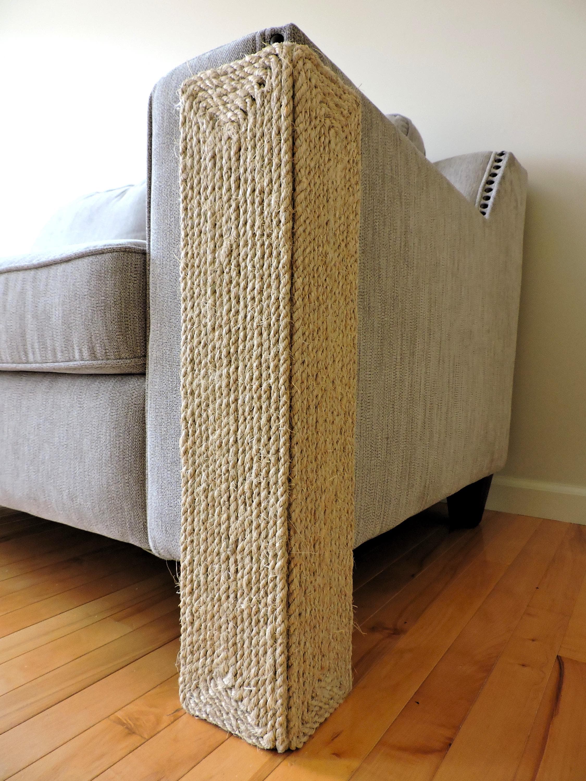 Sisal Sofa Cat Scratcher Post: Couch Corner Protector - Etsy