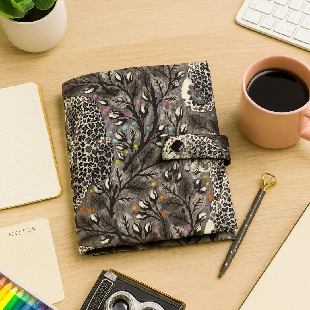 Handmade Leopard Print Planner Cover, Planner Organizer - Etsy