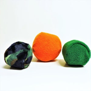 Plush Ball Dog Toy With or Without Squeaker For Small or Medium Dogs