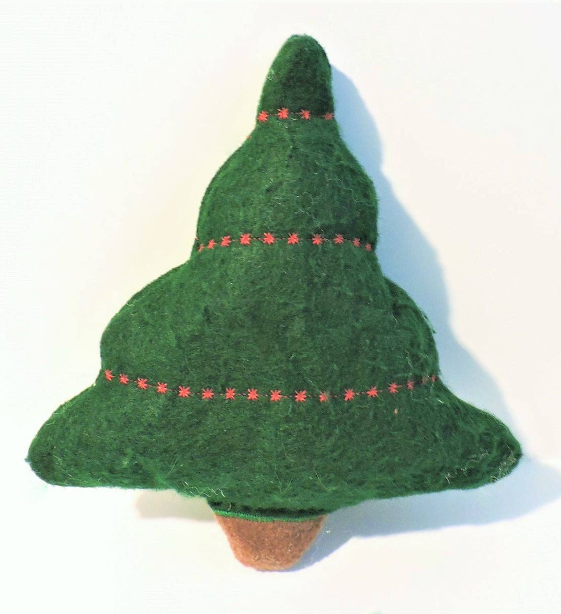 Christmas Tree Dog Toy With or Without Squeaker Felt and Etsy New Zealand