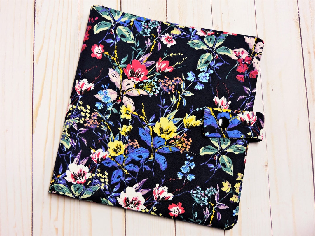 Navy Floral Planner Cover Monogram TUL Planner Cover Purple Etsy