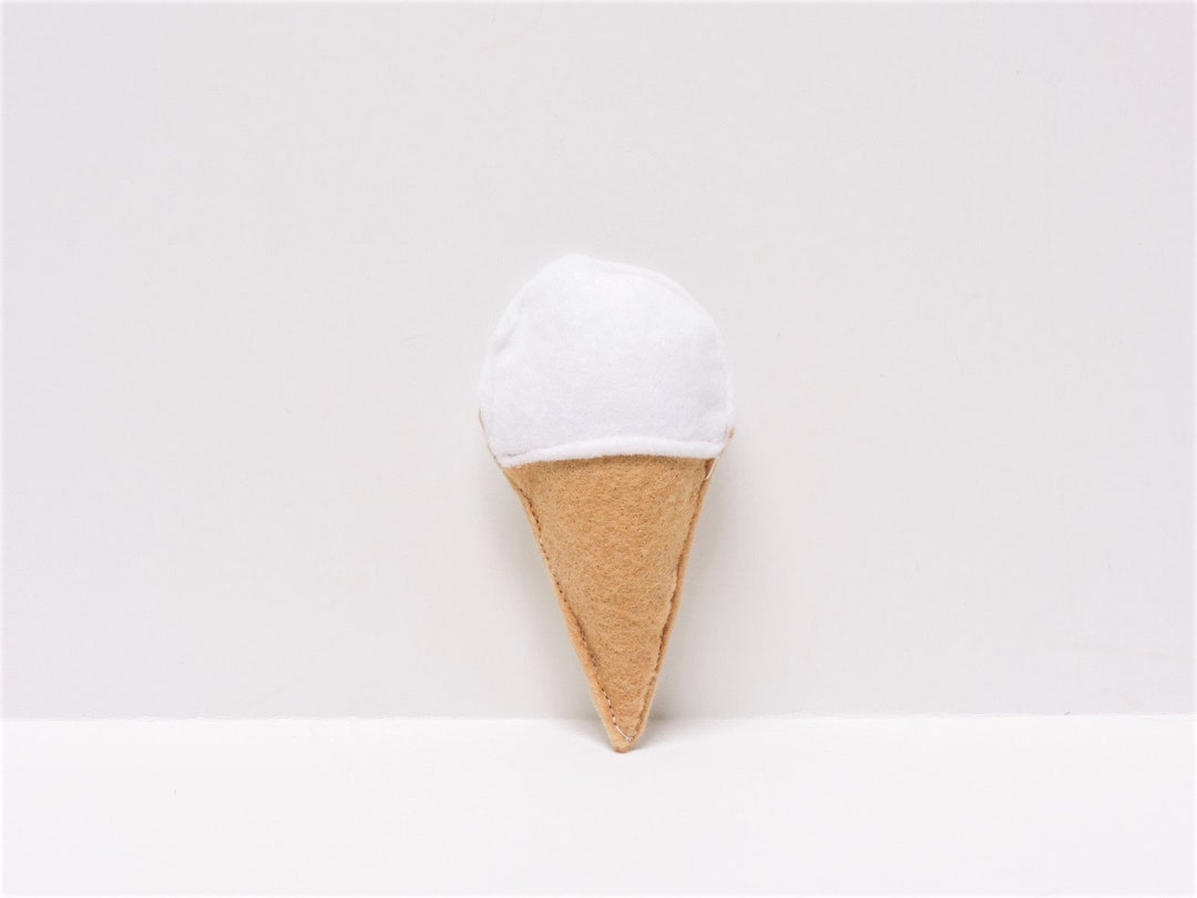 Felt Ice Cream Cone Cat Toy With or Without Organic Catnip Etsy