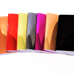 Metallic Standard Traveler&#39;s Notebook Inserts with Stitch Binding, Mirror TN Insert 4.25 x 8.25
