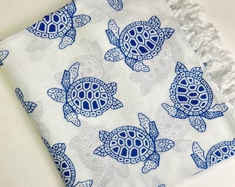 Balinese Sarong Beach Wrap, Tropical Pareo, Lightweight Cover Up, Summer Skirt, Travel Beach Blanket