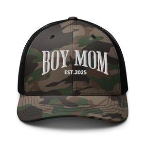 Camouflage trucker hat