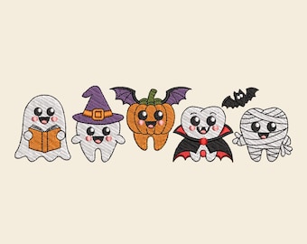 Embroidery Halloween Dental Hygienist Design, Dental Assistant Embroidery Design, Dental Student Gift,Dentist Embroidered,Dental Office Gift