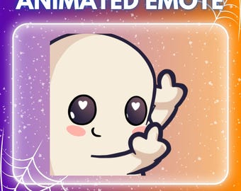 Animated Flipping Ghost Emote – Twitch & Discord (Instant Download)