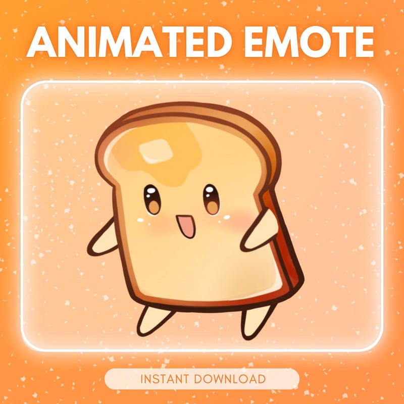 Toast Animated Emotes - Etsy