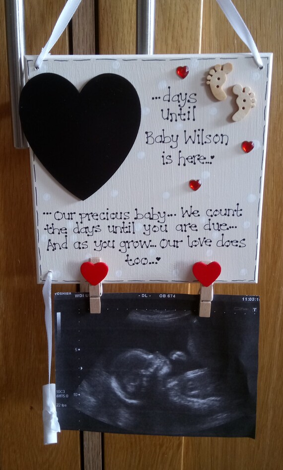 personalised baby countdown