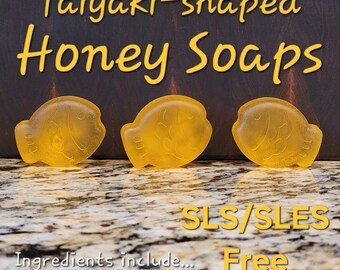 SLS/SLES Free Taiyaki-shaped Honey Soaps