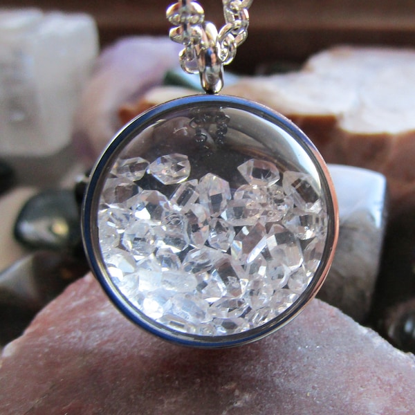 Ball Locket Necklace Etsy