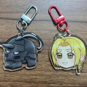 Code Geass Chibi Acryl-Schlüsselanhänger aus robustem Epoxidharz | Schlüsselanhänger & Taschenaccessoire für Anime-Fans