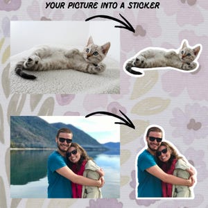 Stickers vinyle personnalisés avec vos photos | Sticker personnalisé | Autocollants vinyle personnalisés avec vos photos | Imperméable