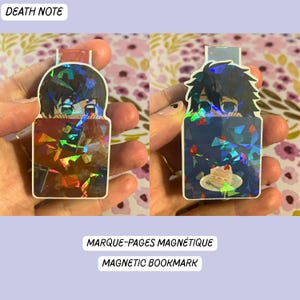Death Note Magnetic Bookmark | Holographic Bookmark