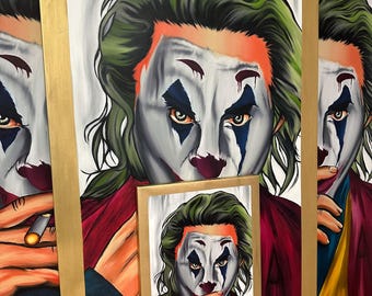 Luxury Wall Art - Fine Art Print - joker artwork-rich- Elegant Home Decor - uriel nakash - Wall Poster - Interior Design Piece”-Nakash Art