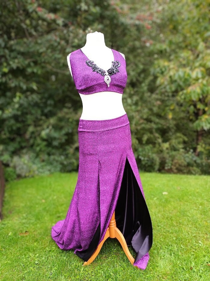 Fishtail belly cheap dance skirt
