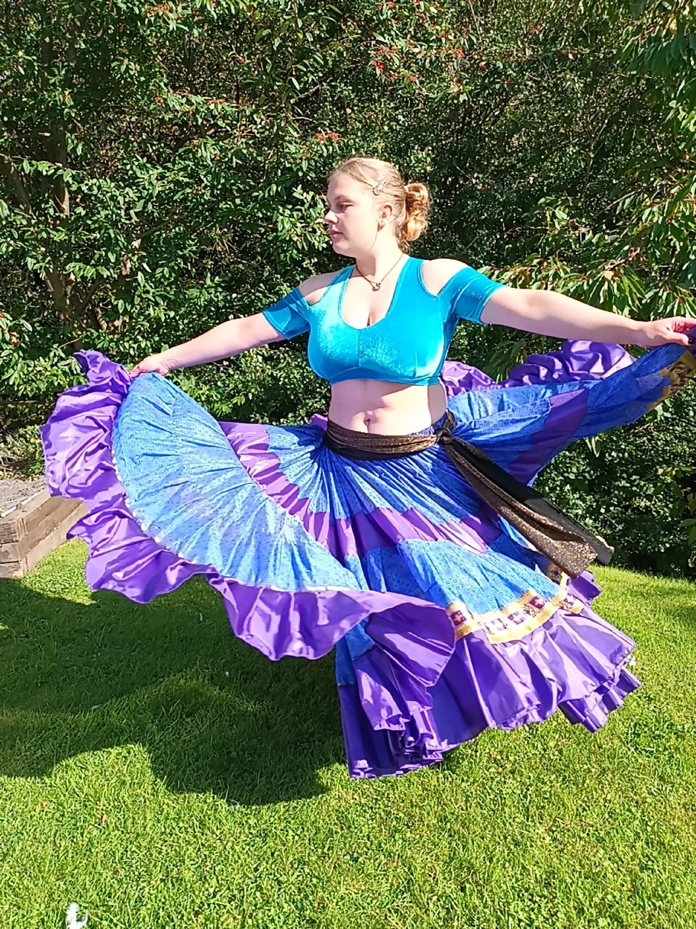 25 Yard Tribal Bellydance Skirt - Etsy UK