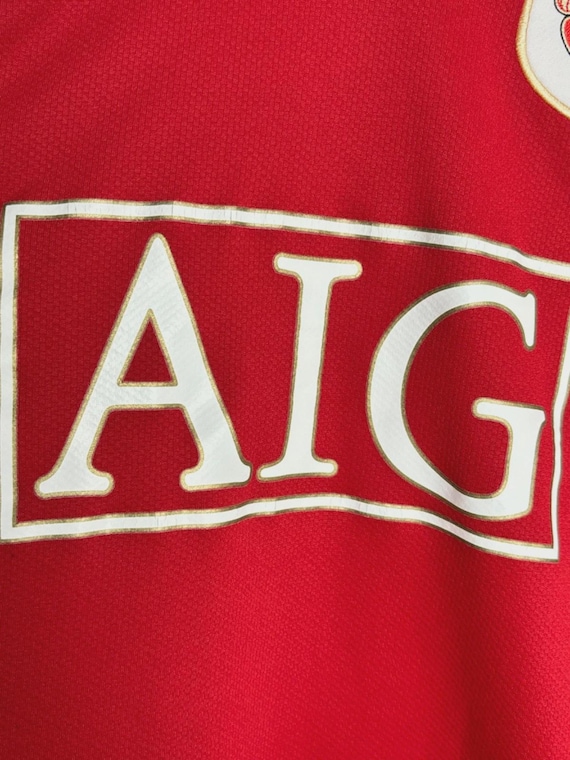 Buy Manchester United Nike 2006-2007 Home Jersey Long Sleeve AIG