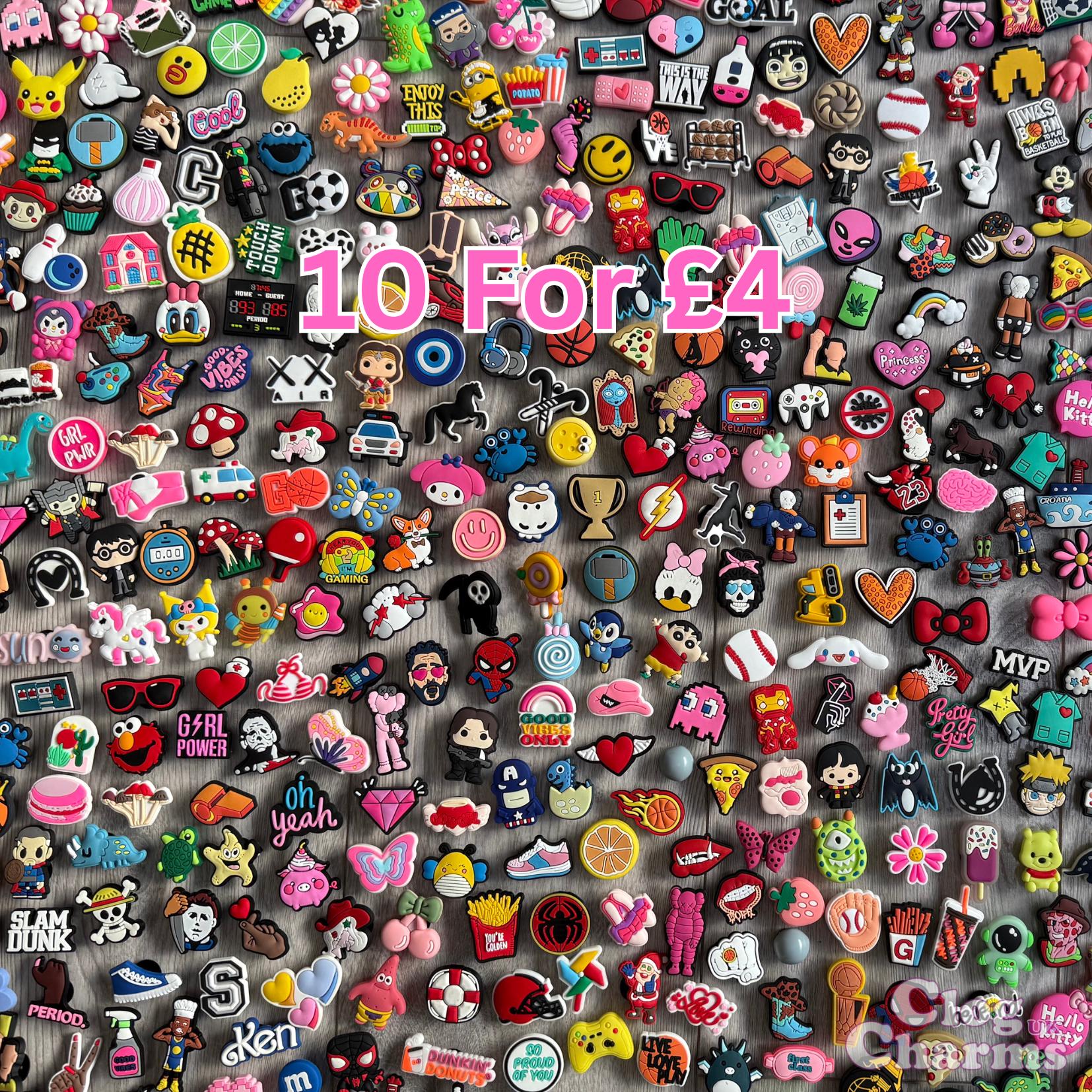 Mixed Clog Charms 10pcs, 30pcs, 50pcs Boy Girl Mixed for  display picture 1
