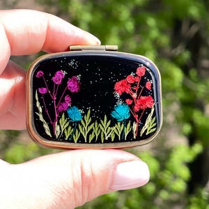 Pill box,Cute pill box,Pill organizer,Pill case,Pill container,Jewelry box,Gift box,Pill box case,Pocket pill case,Travel jewelry box,