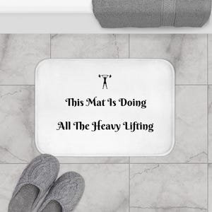 Washable Bath Rug Funny Bathroom Decor