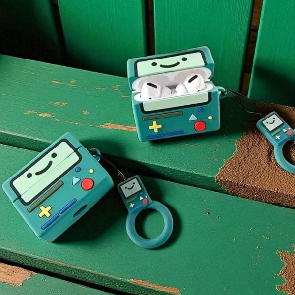 Estuche BMO para Airpods, estuche para auriculares Game Player, estuche protector para Airpods 3, 4, Pro 2, regalo para ella