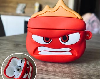Anger Airpod Case, Cartoon Earphone Case, For Airpod 1 2 3 4 Pro 2, Gift For Him
