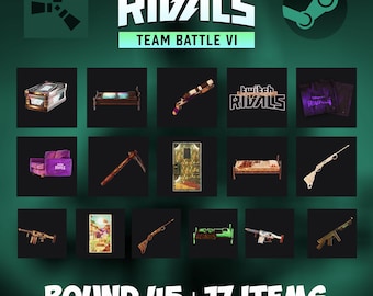 Rust Twitch Drops - Round 45 - 17 Items/Skins - Ready to Claim!